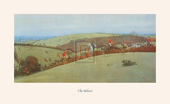Cecil Aldin Hand Numbered Limited Edition Print on Paper :"The Belvoir"