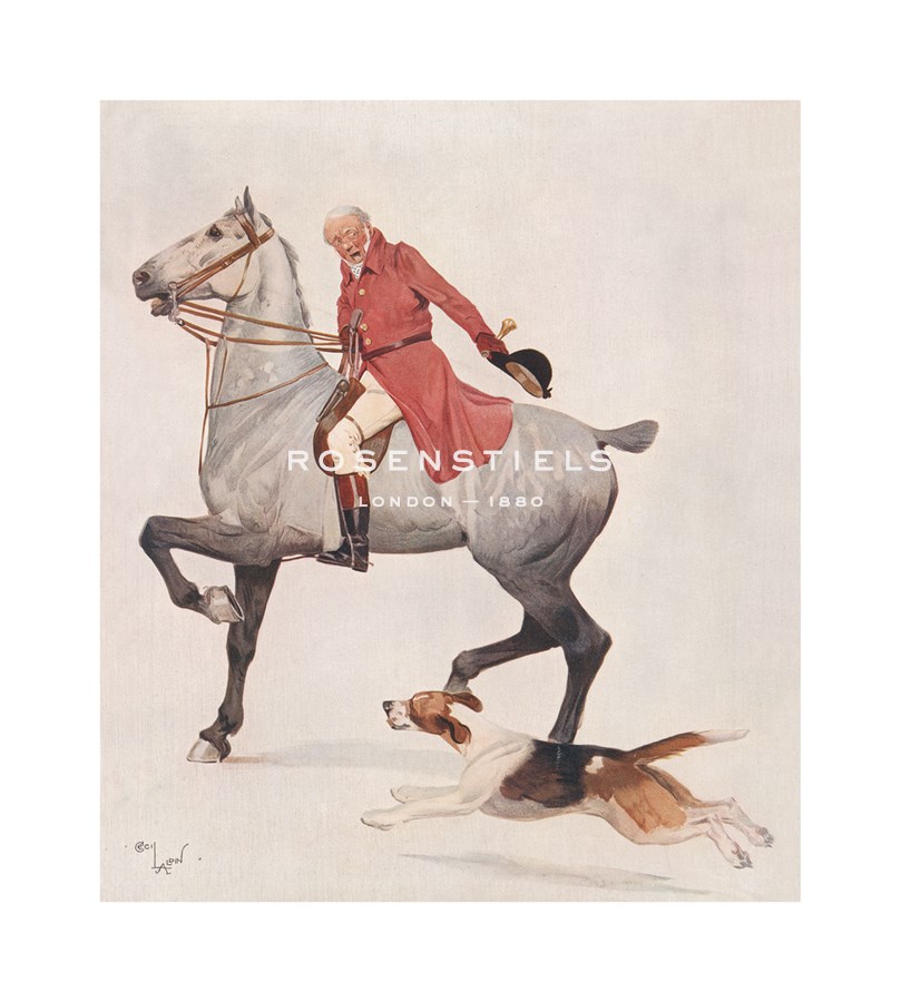 Cecil Aldin Hand Numbered Limited Edition Print on Paper :"The Huntsman"