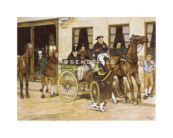 Cecil Aldin Hand Numbered Limited Edition Print on Paper :"The Pickwickians"