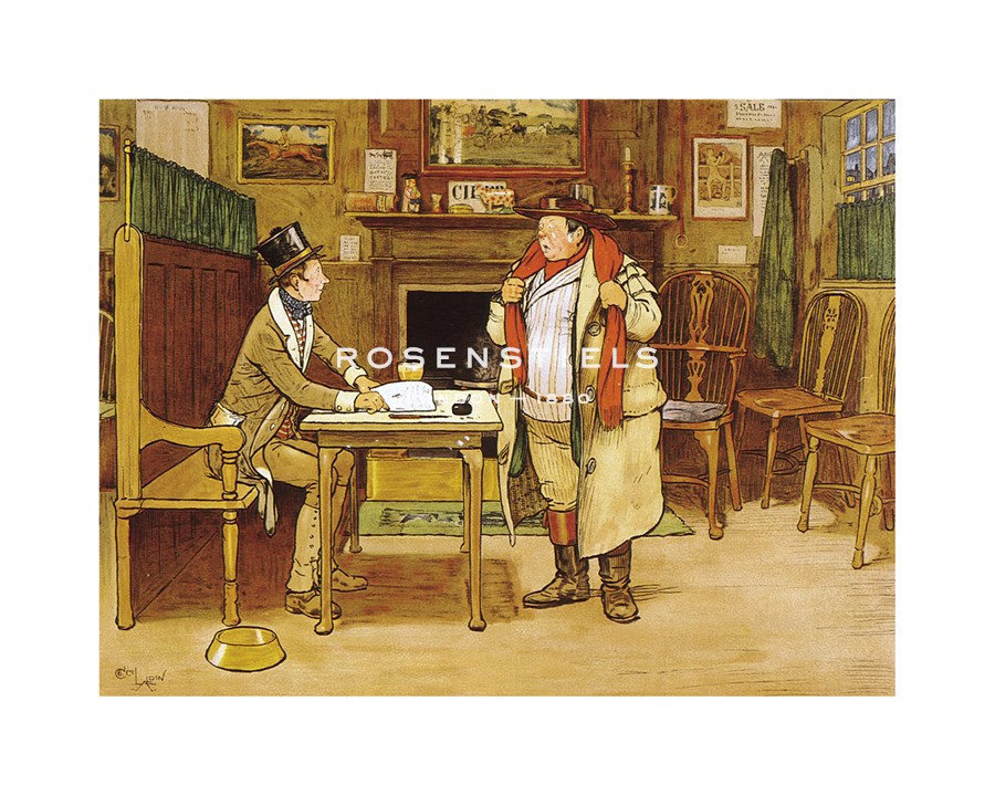 Cecil Aldin Hand Numbered Limited Edition Print on Paper :"The Two Wellers"