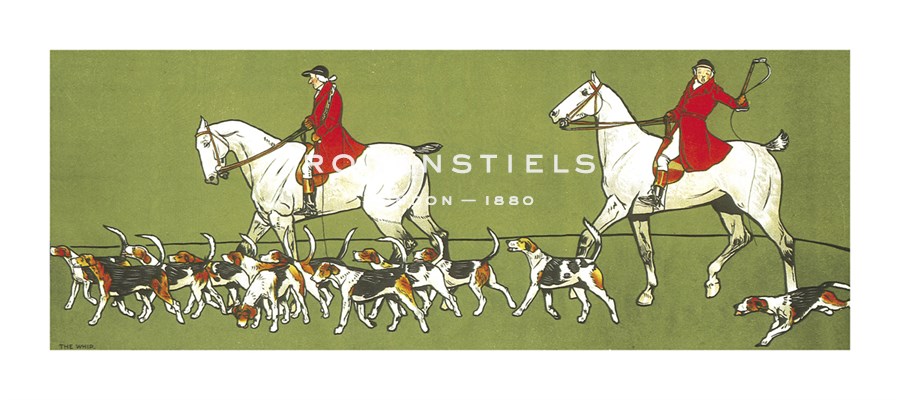 Cecil Aldin Hand Numbered Limited Edition Print on Paper :"The Whip"
