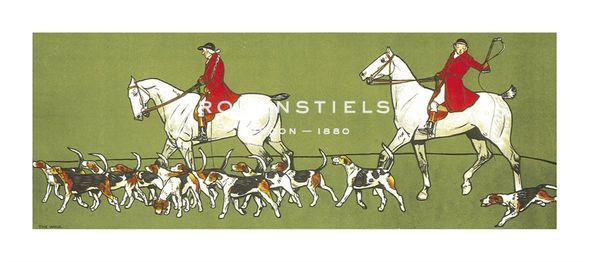 Cecil Aldin Hand Numbered Limited Edition Print on Paper :"The Whip"