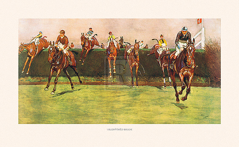 Cecil Aldin Hand Numbered Limited Edition Print on Paper :"Valentines Brook"
