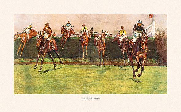 Cecil Aldin Hand Numbered Limited Edition Print on Paper :"Valentines Brook"