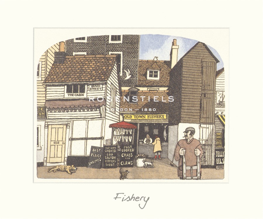 Chad Coleman Hand Numbered Limited Edition Print on Paper :"Fishery"