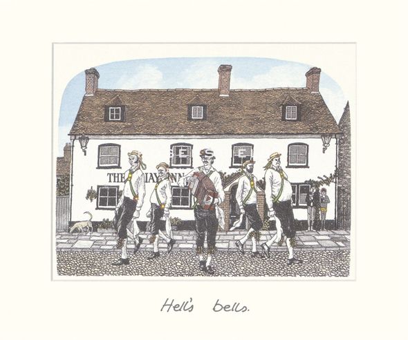 Chad Coleman Hand Numbered Limited Edition Print on Paper :"Hell's Bells"