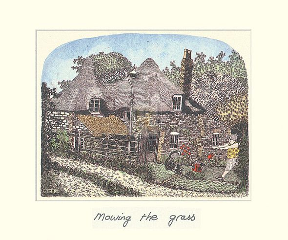 Chad Coleman Hand Numbered Limited Edition Print on Paper :"Mowing The Grass"