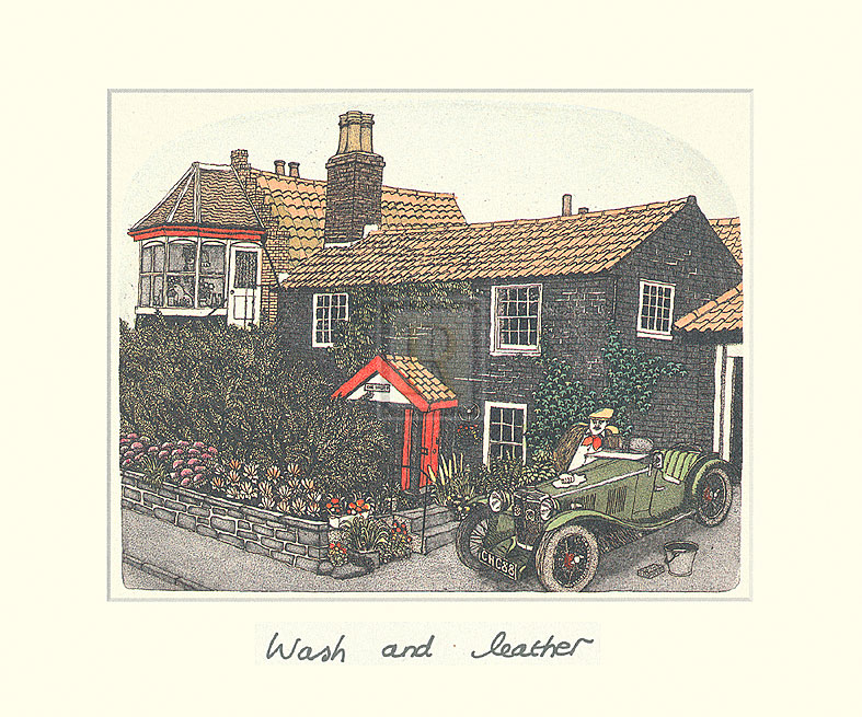 Chad Coleman Hand Numbered Limited Edition Print on Paper :"Wash And Leather"