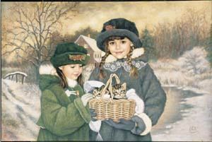 Chantal Poulin Limited Edition Print: "New Friends"