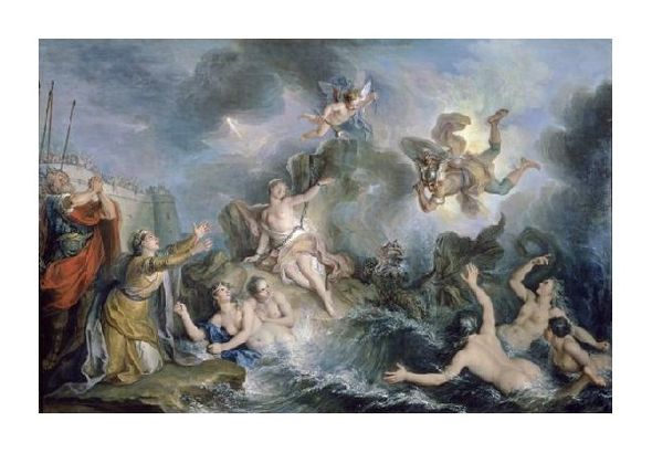 Charles Antoine Coypel Fine Art Open Edition Gicl&eacute;e:"Perseus Rescues Andromeda"