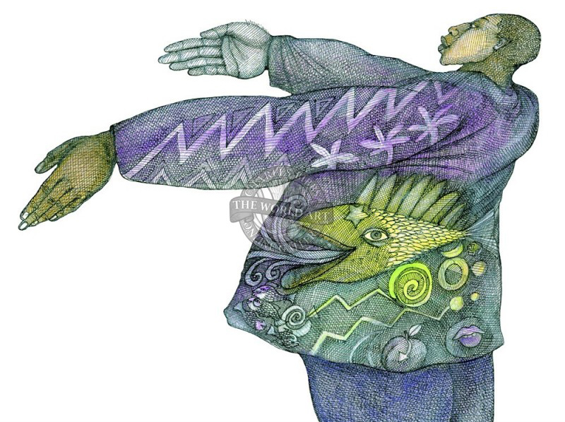 Charles Bibbs Hand Signed and Numbered Limited Edition: "Arms Opened Wide"