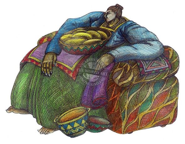 Charles Bibbs Hand Signed and Numbered Limited Edition: "Big Mama's Chair #2"