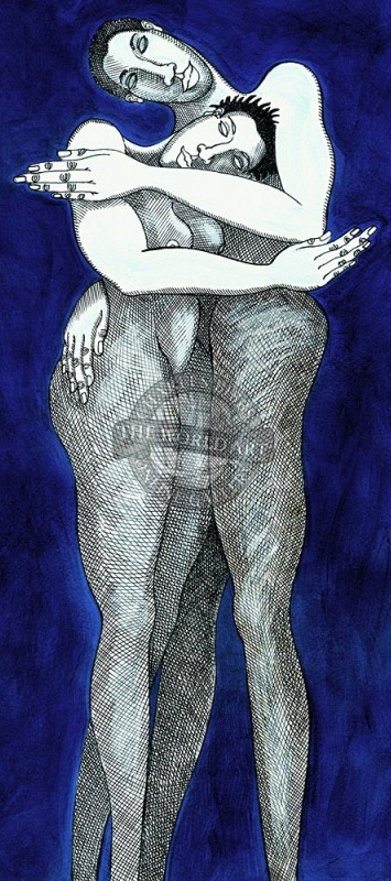 Charles Bibbs Hand Signed and Numbered Limited Edition: "Blue Passion"