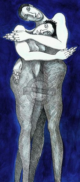 Charles Bibbs Hand Signed and Numbered Limited Edition: "Blue Passion"