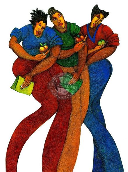 Charles Bibbs Hand Signed and Numbered Limited Edition: "Fruits of the Spirit"