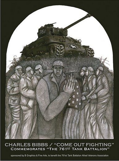 Charles Bibbs Hand Signed and Numbered Limited Edition Giclee Print:"Come Out Fighting"