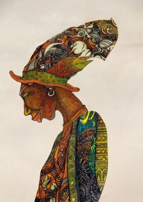 Charles Bibbs Artist Signed Limited Edition Remarque Giclee Print:"The Earth Keeper"