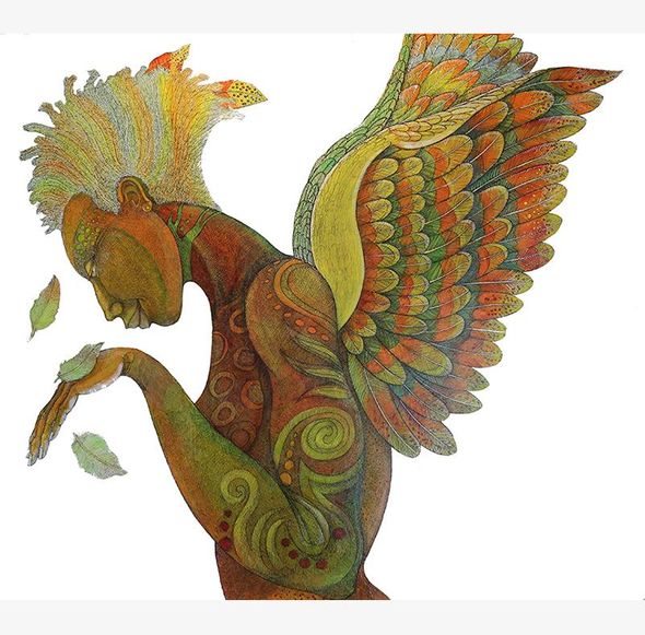 Charles Bibbs Artist Signed Limited Edition Giclee Print:"Wings Of Life II"