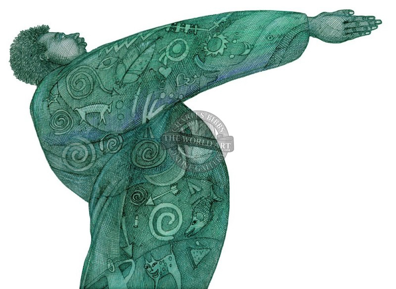 Charles Bibbs Hand Signed and Numbered Limited Edition: "Gifted Hands 2"