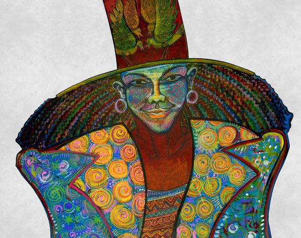 Charles Bibbs Artist Signed Limited Edition Remarque Giclee Print:"Girl In Art"