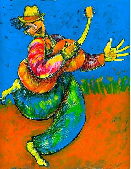 Charles Bibbs Hand Signed and Numbered Limited Edition:"Joy Luck Girl"