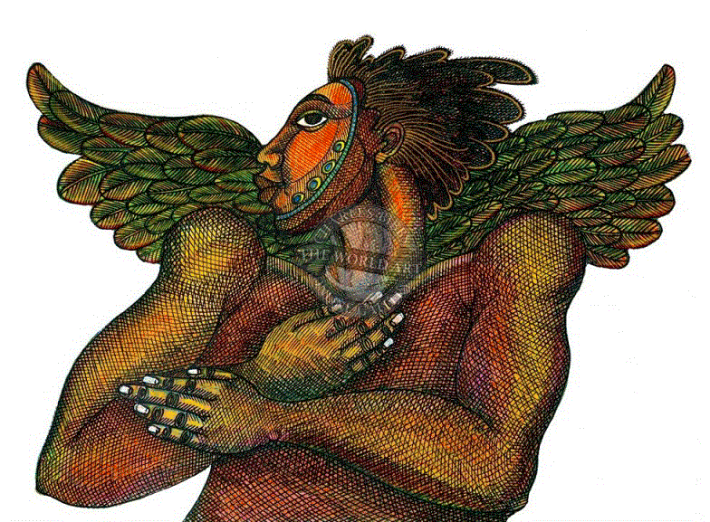 Charles Bibbs Hand Signed and Numbered Limited Edition: "Man Angel 2"