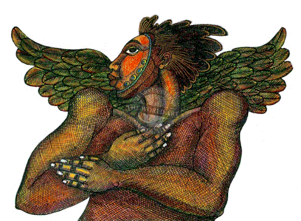 Charles Bibbs Hand Signed and Numbered Limited Edition: "Man Angel 2"