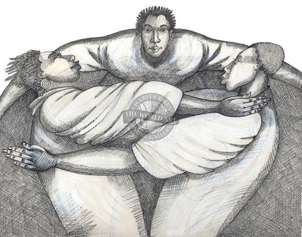 Charles Bibbs Hand Signed and Numbered Limited Edition: "Match Maker"