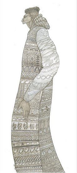 Charles Bibbs Hand Signed and Numbered Limited Edition Mixed Media Lithograph:"Patterns of Life"