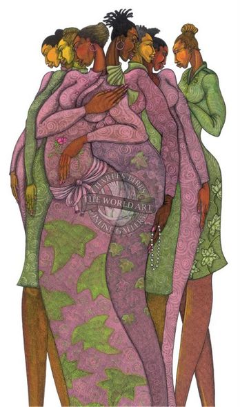 Charles Bibbs Artist Signed Limited Edition Giclee Print: "My Sister's Keeper"