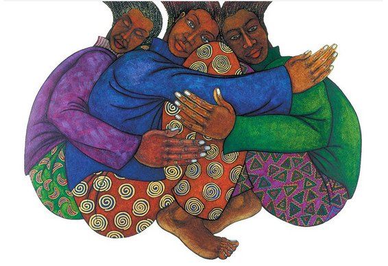 Charles Bibbs Artist Signed Limited Edition Remarque Giclee Print:"Sistahood"
