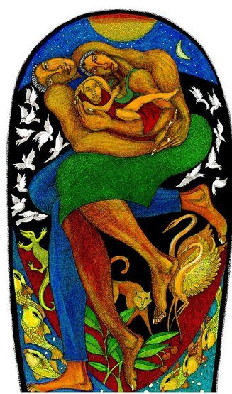 Charles Bibbs Hand Signed and Numbered Limited Edition: "The Black Family"