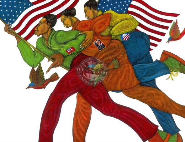 Charles Bibbs Artist Signed Limited Edition Remarque Giclee Print:"The Change"