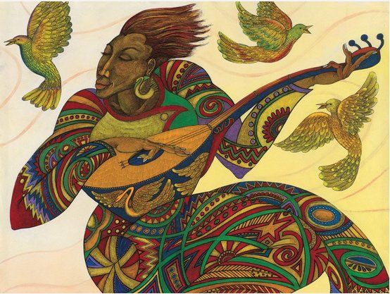 Charles Bibbs Hand Signed and Numbered Limited Edition:"The Music Maker 3"