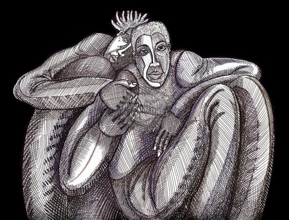 Charles Bibbs Hand Signed and Numbered Limited Edition: "Together 2"