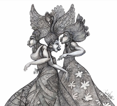 Charles Bibbs Hand Signed Limited Edition Giclee Print:"Wisdom, Legacy, and Grace"