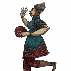 Charles Bibbs Hand Signed Limited Edition Giclee Print:"Joyful Noise" 