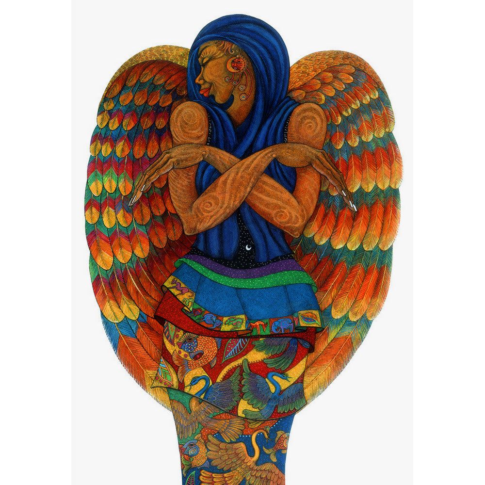 Charles Bibbs Artist Proof Remarque Limited Edition Print:"The Earth Angel 2"