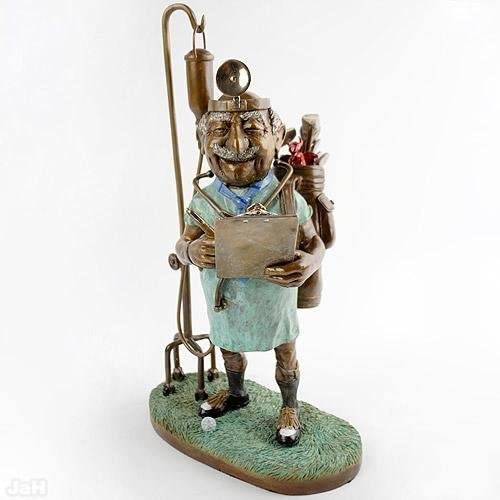 CHARLES BRAGG 16X17  Secondary Market Art: "DOCTOR PUTTS BZ"