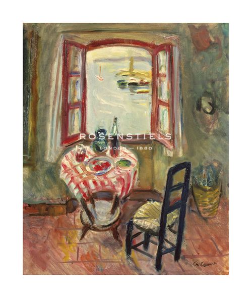 Charles Camoin Hand Numbered Limited Edition Print on Paper :"The Open Window"