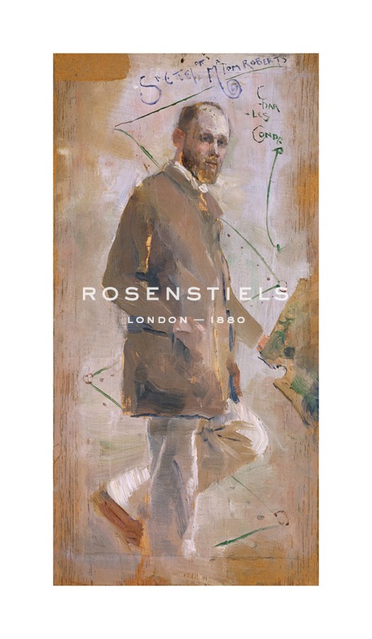 Charles Conder Hand Numbered Limited Edition Print on Paper :"An Impressionist (Tom Roberts)"