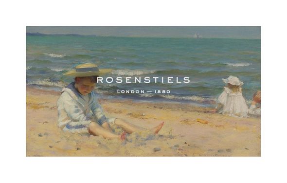 Charles Courtney Curran Hand Numbered Limited Edition Print on Paper :"On The Beach, Lake Erie"