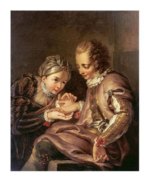 Charles Coypel Fine Art Open Edition Gicl&eacute;e:"The Fortune Teller"