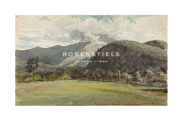 Charles de Wolf Brownell Hand Numbered Limited Edition Print on Paper :"Humphrey's Ledge, 1860"