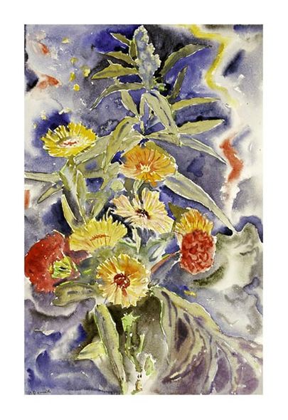 Charles Demuth Fine Art Open Edition Gicl&eacute;e:"Spray of Flowers"