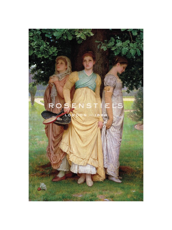 Charles Edward Perugini Hand Numbered Limited Edition Print on Paper :"A Summer Shower"