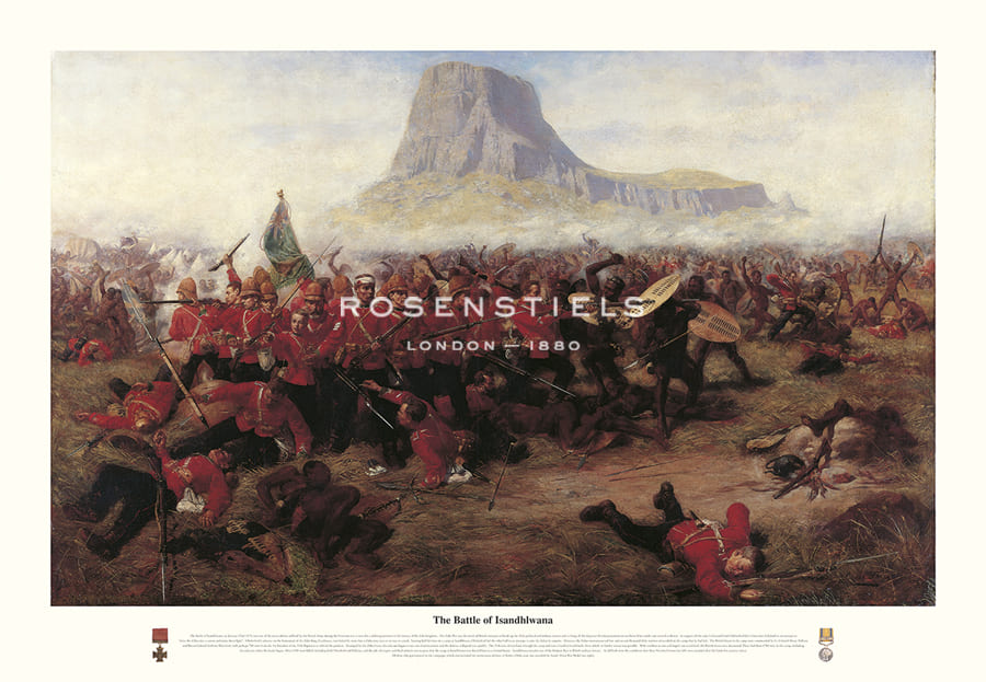 Charles Edwin Fripp Hand Numbered Limited Edition Print on Paper :"The Battle of Isandhlwana"