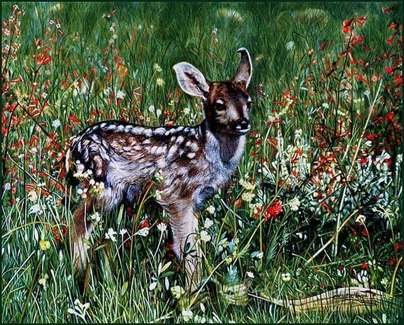 Charles Frace Signed and Numbered Limited Edition Lithograph: "Fresh Start"