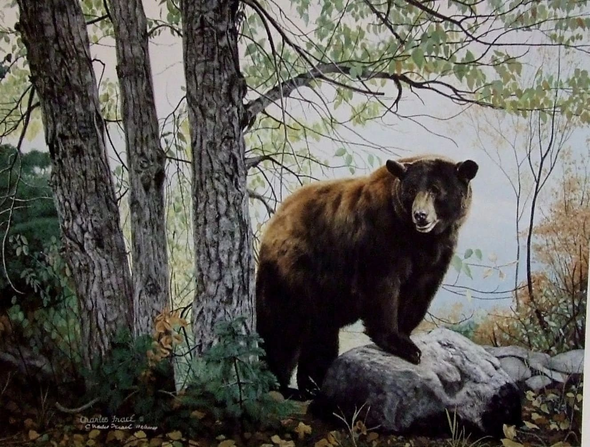 Charles Frace Signed and Numbered Limited Edition Lithograph: "Morning Watch"
