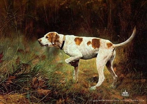 Charles Frace Signed Limited Edition Size AP Lithograph Print: "On Point" Charles Frace Signed Limited Edition Size AP Lithograph Print: "On Point"